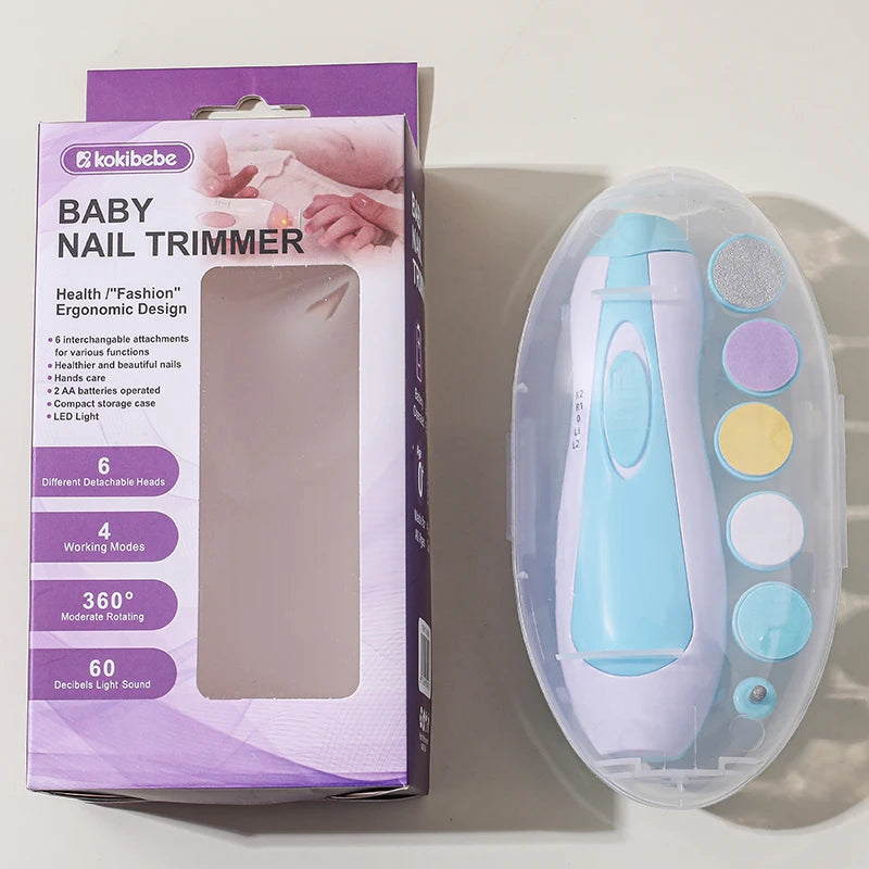 Asnova Baby Nail Trimmer Set | Safe & Gentle Electric Nail Care