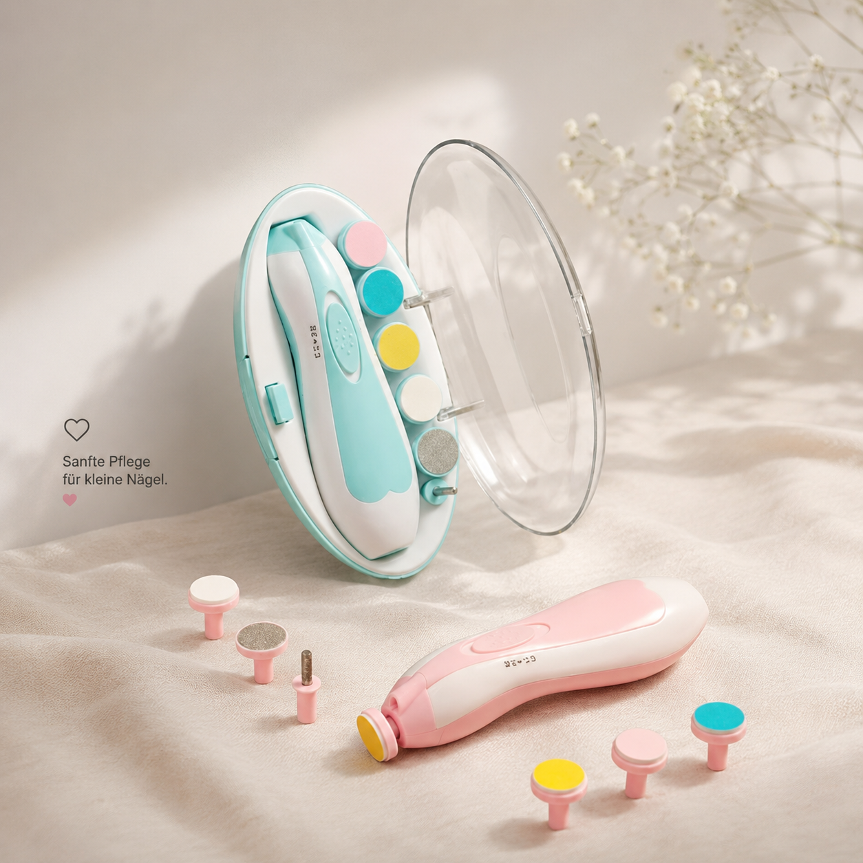 Asnova Elektrisches Baby-Nagelpflege-Set | Sanft & Sicher