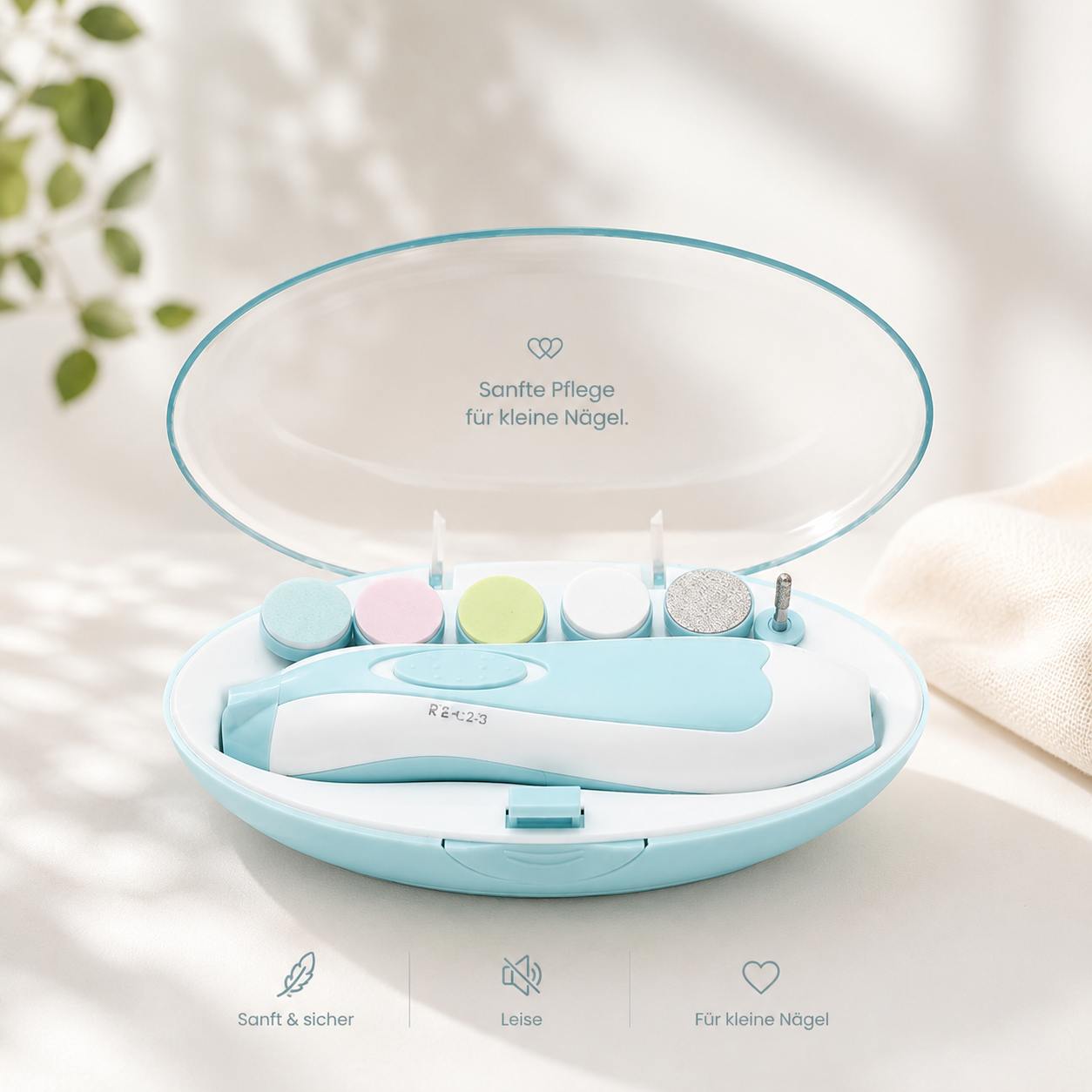 Asnova Elektrisches Baby-Nagelpflege-Set | Sanft & Sicher