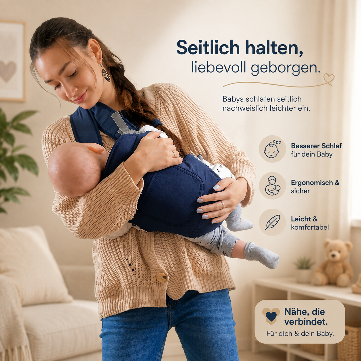 Asnova Babytrage – Komfortabel & vielseitig