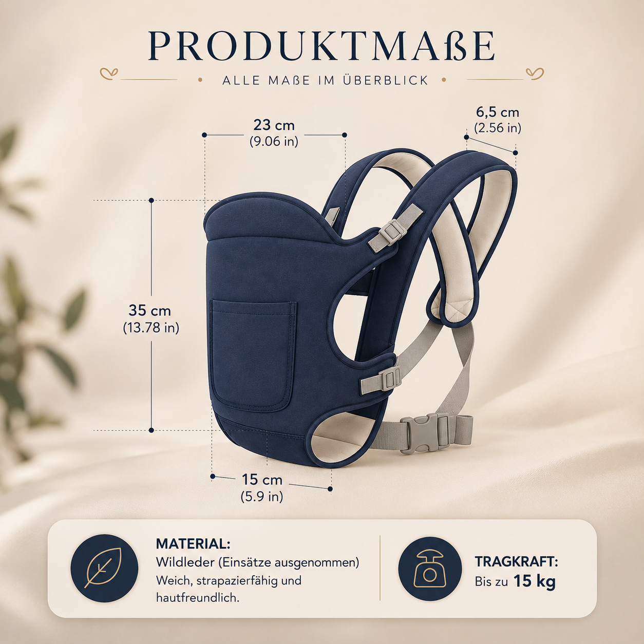 Asnova Babytrage – Komfortabel & vielseitig