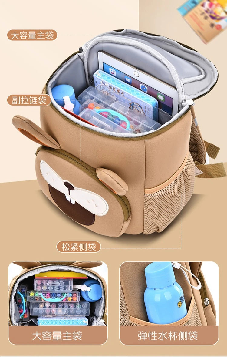 Asnova Kinder-Rucksack mit Tiermotiv