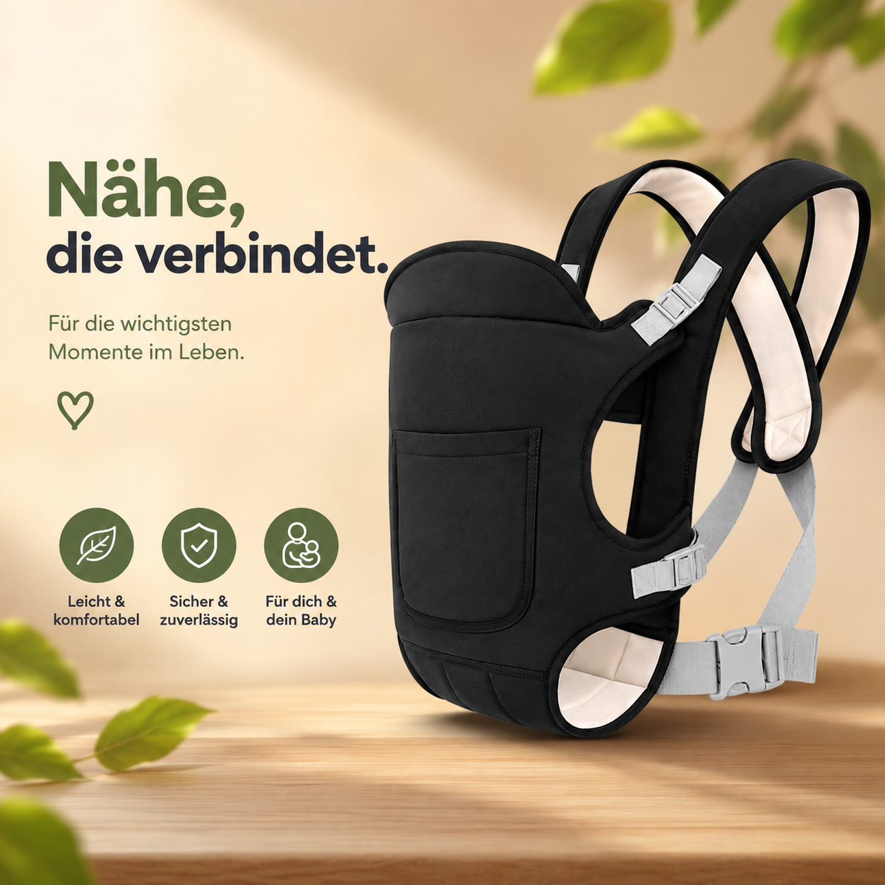 Asnova Babytrage – Komfortabel & vielseitig